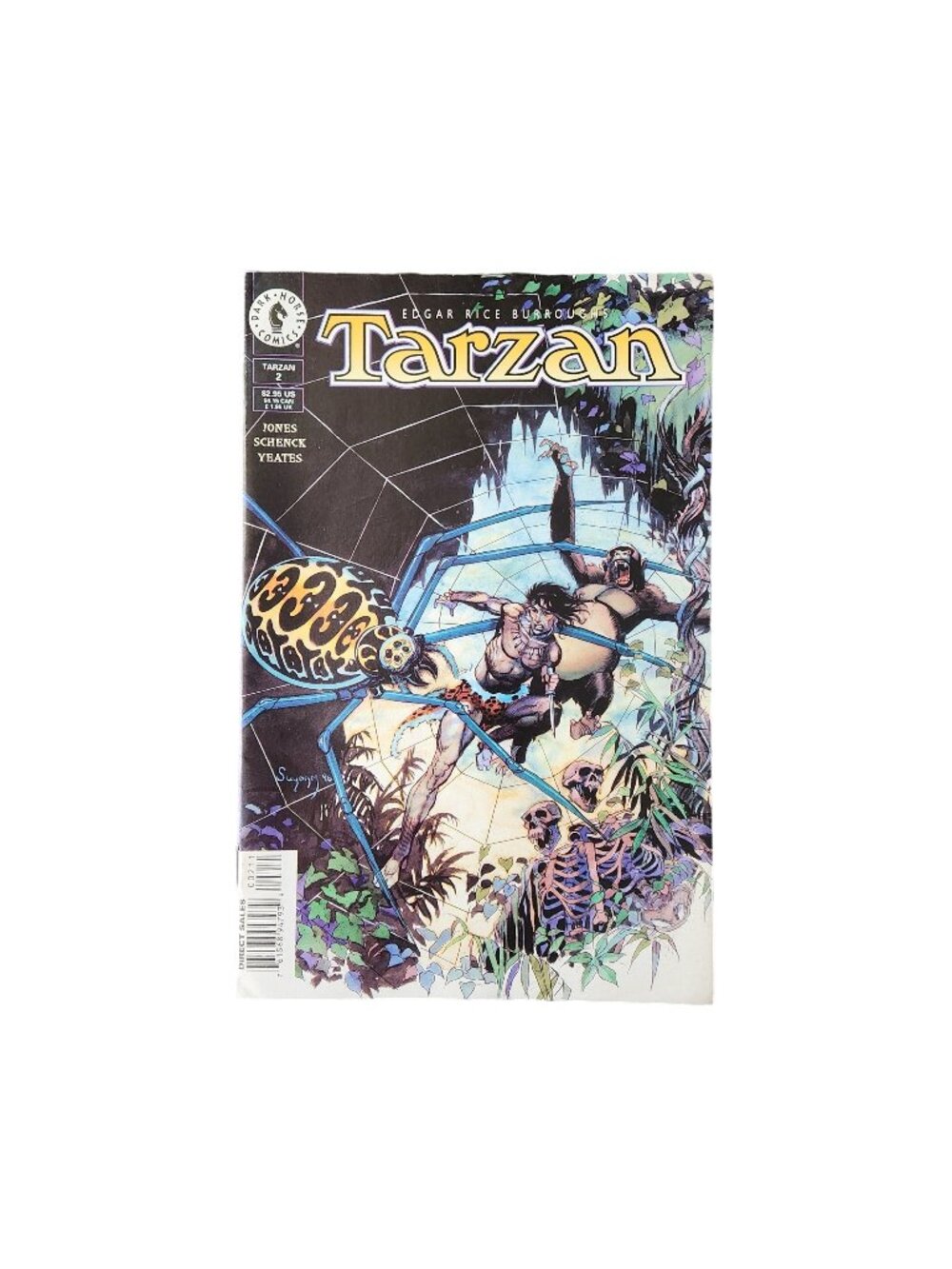 Dark Horse Tarzan #2 1996 Comic Book Collector Bagged Boarded